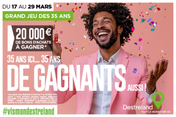 35 ans ici... 35 ans de gagnants aussi !